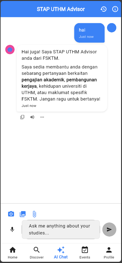 AI Chatbot Interface