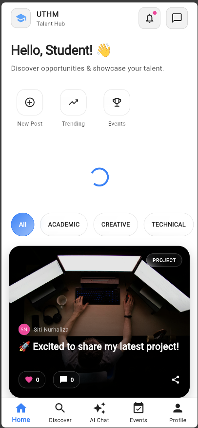 Student Talent Profiling Mobile App